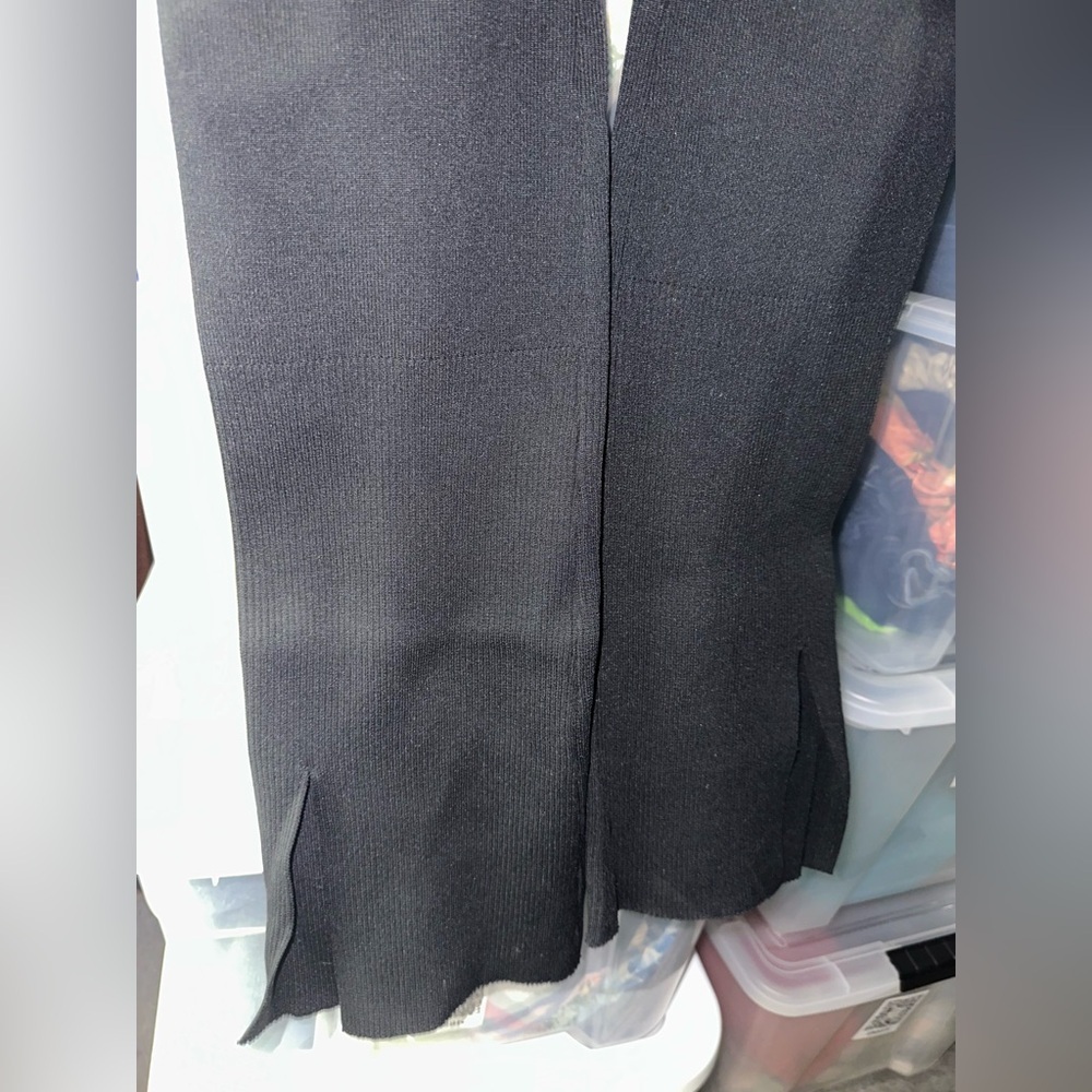 Adidas by Stella McCartney Black athletic pants L Gym activewear designer - Picture 12 of 13